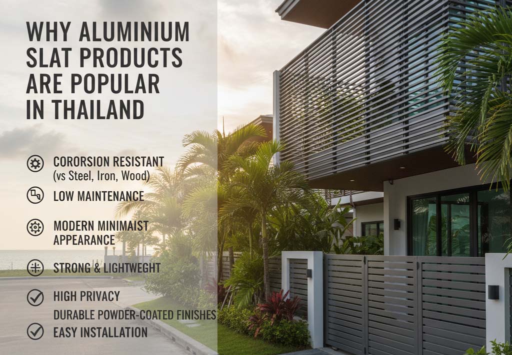 img of Thailand Market Sees Rising Demand for Aluminium Slat Fence & Gate in 2025