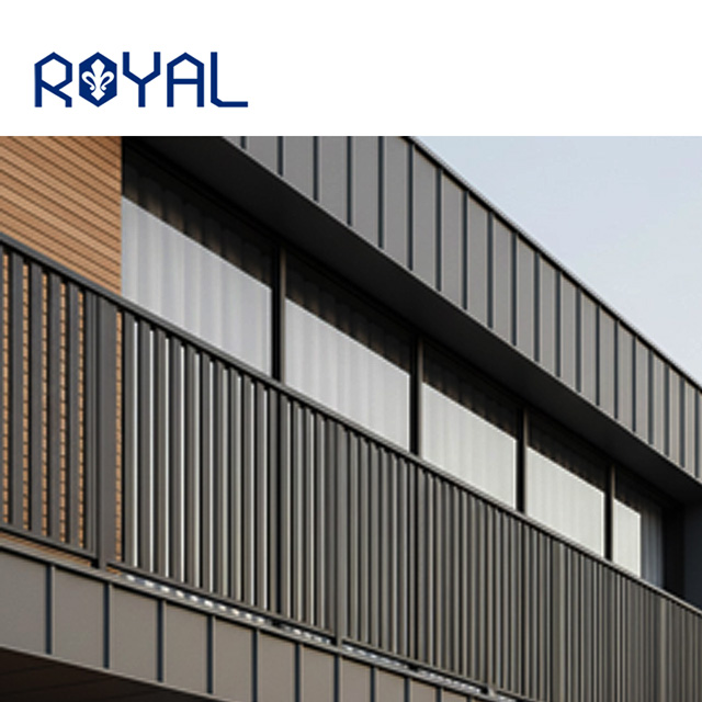aluminum slat profile for privacy screen panels