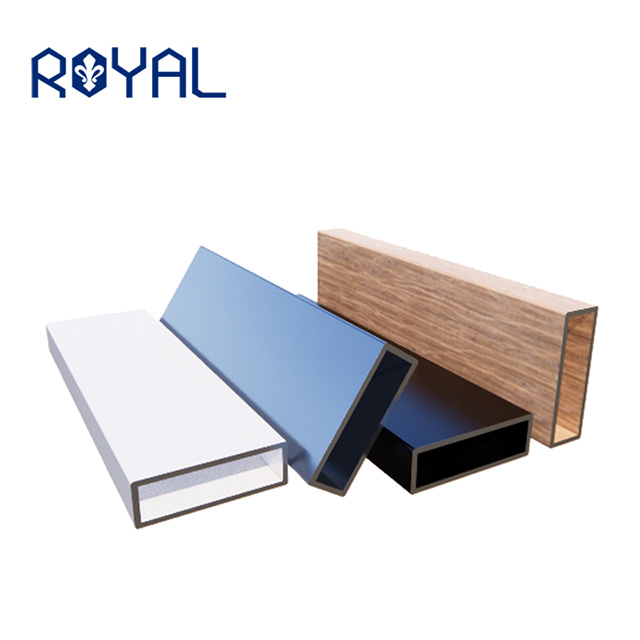 powder coated aluminum slat extrusion profile detail