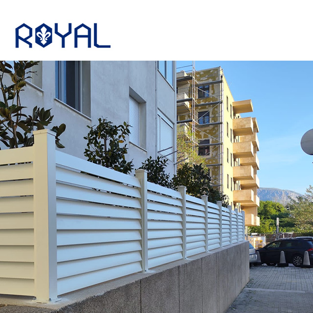 Aluminum Louver System for Fence, Gate & Enclosure | Fixed & Modular Louver Profiles