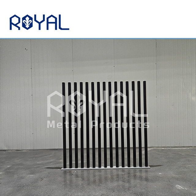 Aluminum Pool Fence Systems Picket Cylinder Glass Perforated