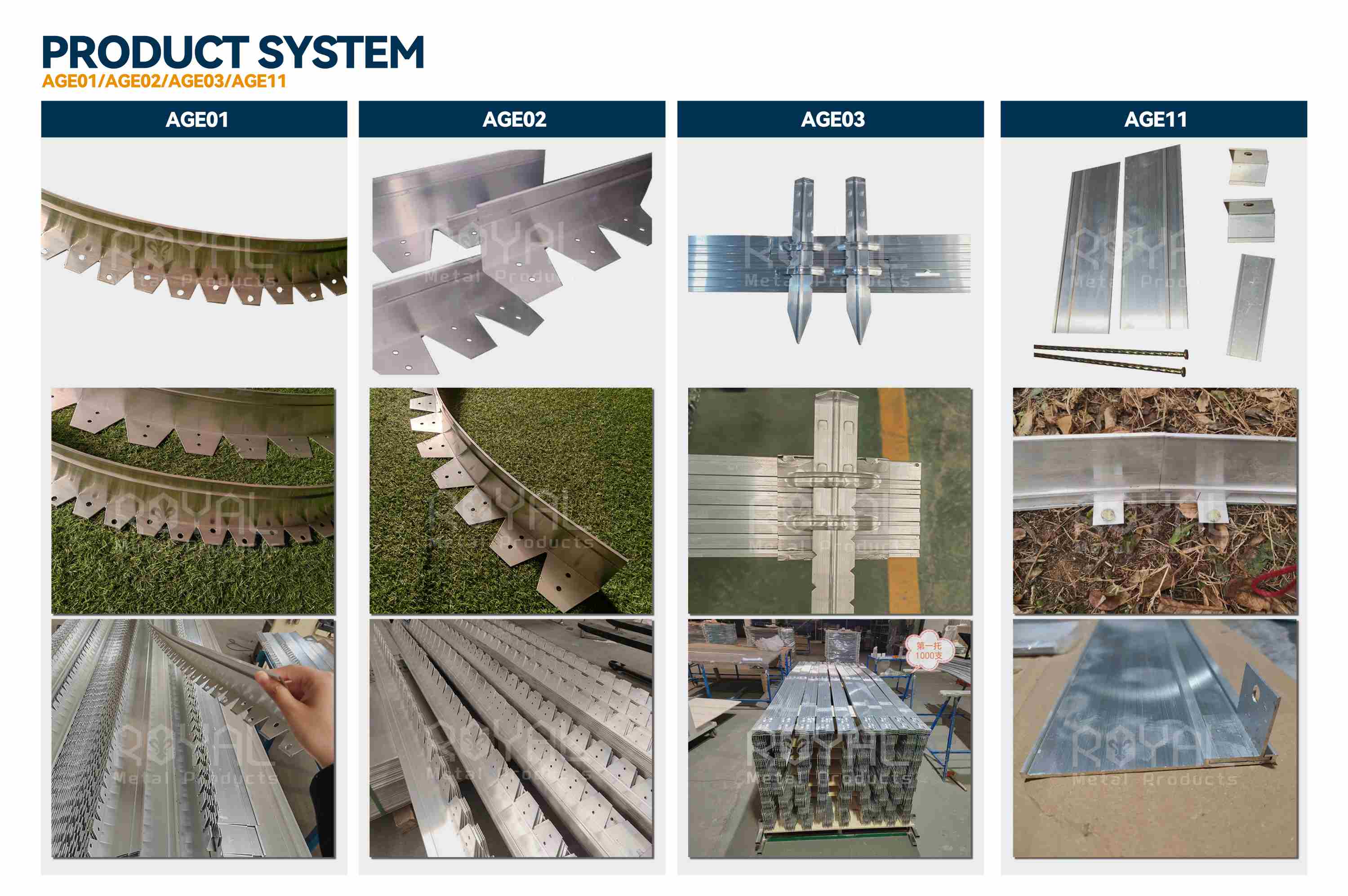 Aluminum garden edging landscape border product detail