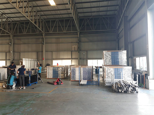 Powder coating line for aluminum profiles in Thailand