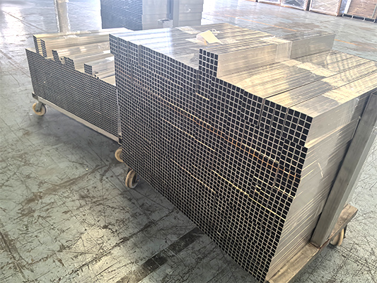 Packaging material warehouse for export shipments
