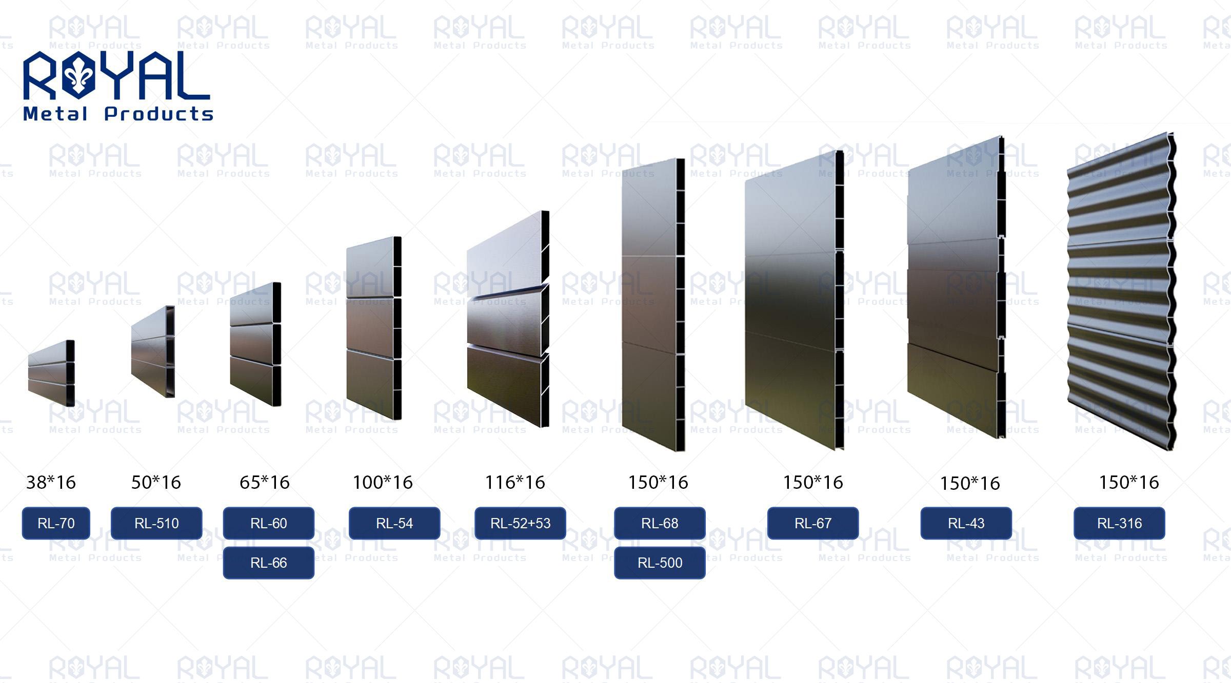 aluminum slat profiles.jpg 16mm aluminum slat profiles for modular fence and gate systems